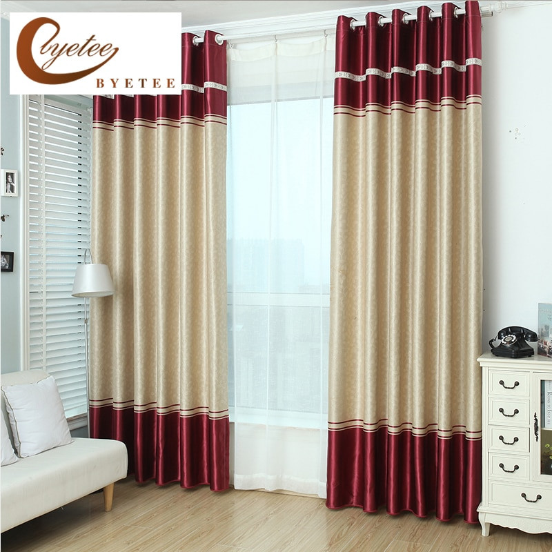 Fabric For Kitchen Curtain
 byetee Ready Made Modern Curtain Fabric Kitchen Window