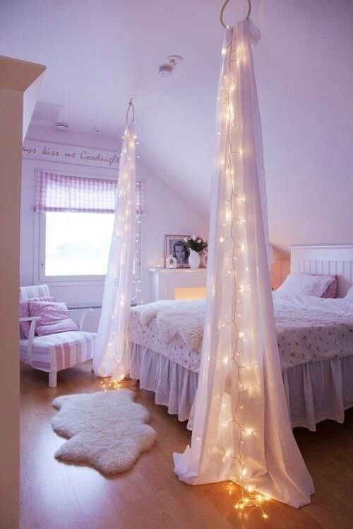 Fairy Lights For Bedroom
 14 Ways to Decorate Your Bedroom with Fairy Lights
