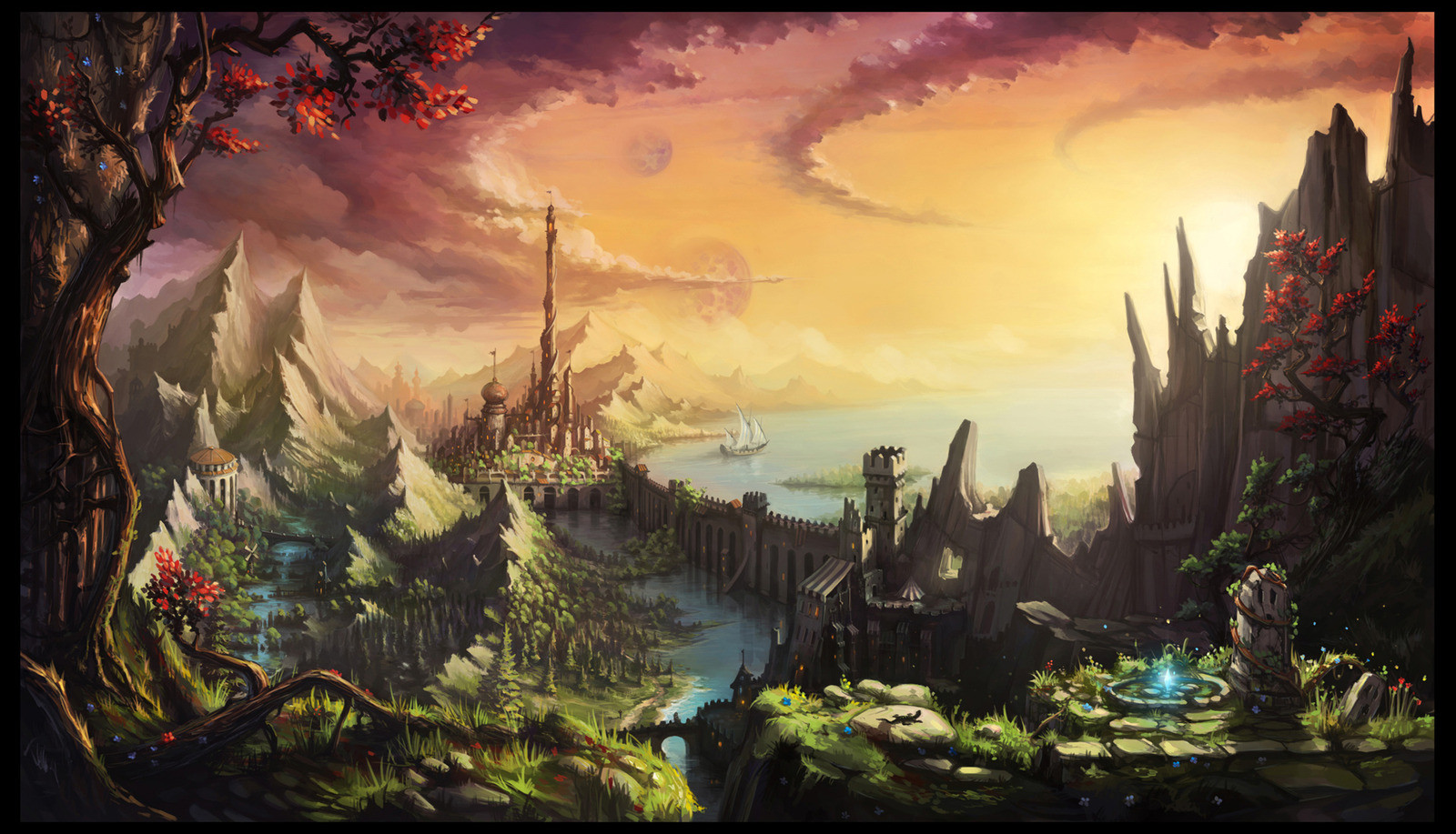 Fantasy Landscape Paintings
 fantasy