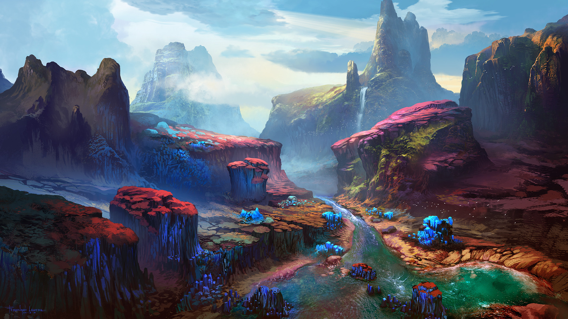 Fantasy Landscape Paintings
 Fantasy landscape concepts that are awe inspiring forever