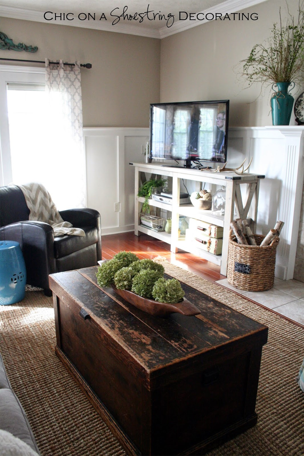 Farmhouse Chic Living Room Awesome Chic On A Shoestring Decorating My Farmhouse Chic Living