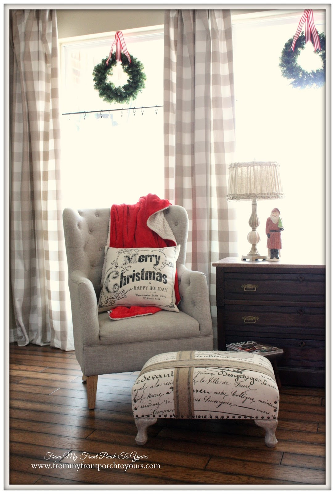 Farmhouse Curtains For Living Room
 From My Front Porch To Yours Farmhouse Vintage Christmas