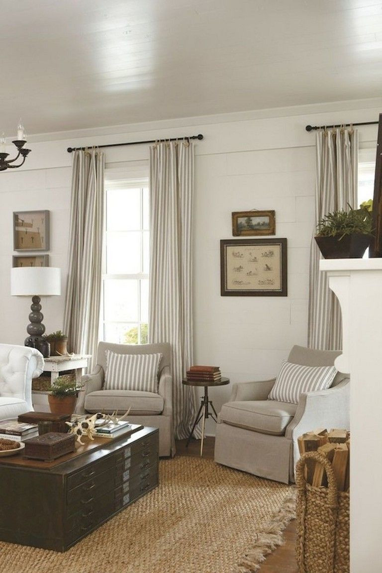 Farmhouse Living Room Curtains
 90 Awesome Modern Farmhouse Curtains for Living Room