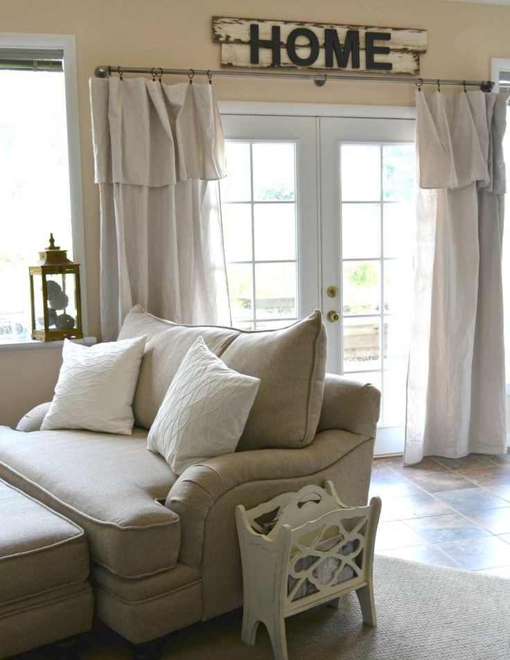 Farmhouse Living Room Curtains
 My 5 Easiest DIYs to Try this Weekend