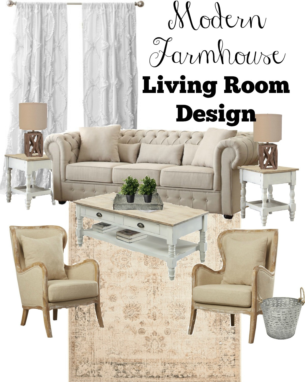 Farmhouse Living Room Furniture
 3 Key Tips for a Farmhouse Style Living Room