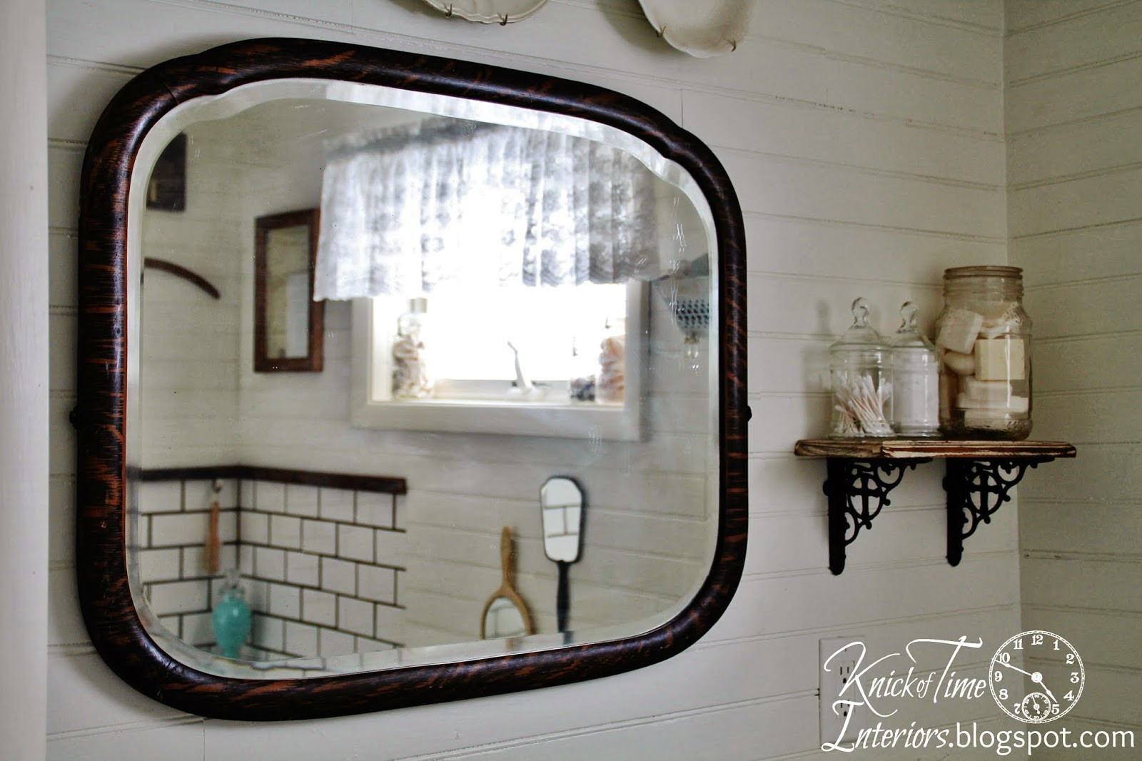 Farmhouse Style Bathroom Mirrors
 Farmhouse Bathroom Makeover again