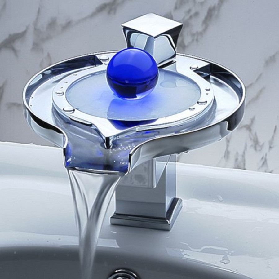 Faucets For Bathroom Sinks
 Unique Bathroom Vanity Sink LED Faucet – Pouted Magazine