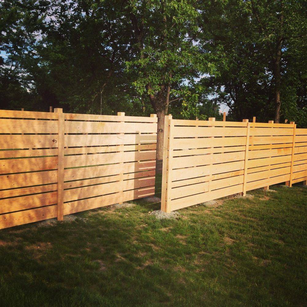 Fences For Backyard
 DIY Wooden Backyard Fence