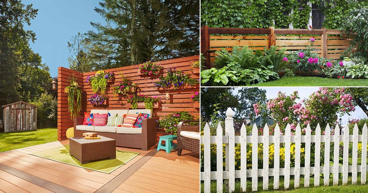 Fences For Backyard
 31 Best Privacy Fence Ideas for Backyard