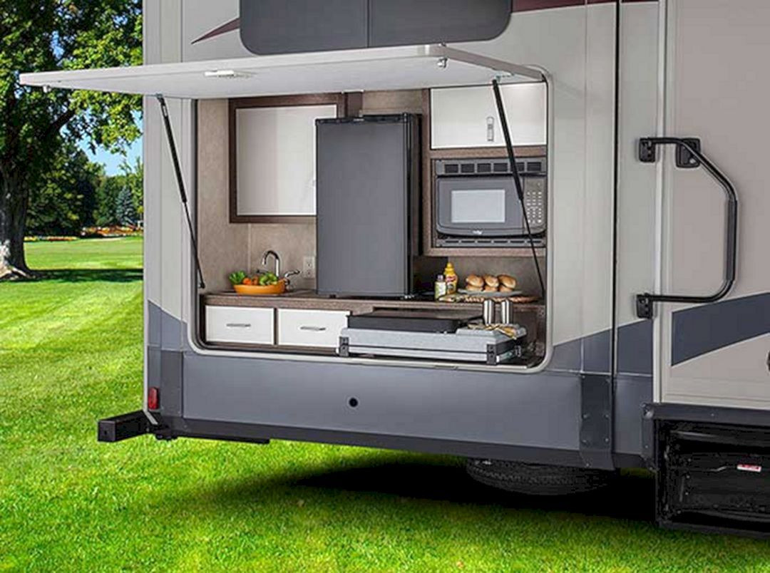 Fifth Wheel with Outdoor Kitchen Unique Fifth Wheel Designed with Outdoor Kitchen – Decor It S