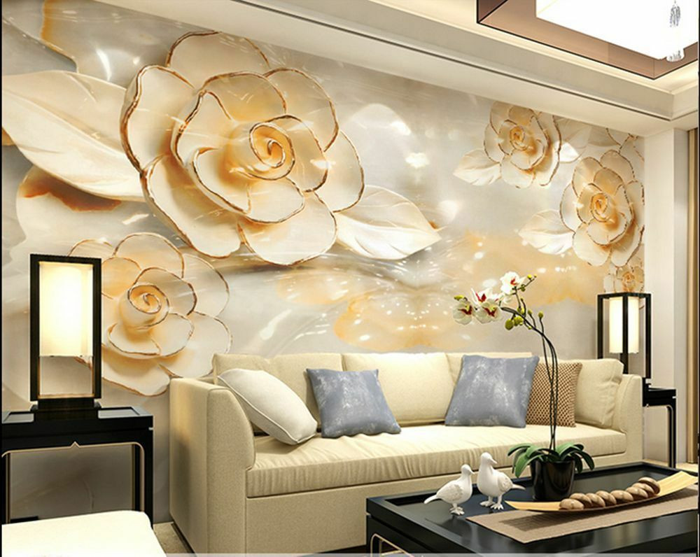 Flower Bedroom Wallpaper
 3D Wallpaper Bedroom Mural Roll Modern Luxury flower