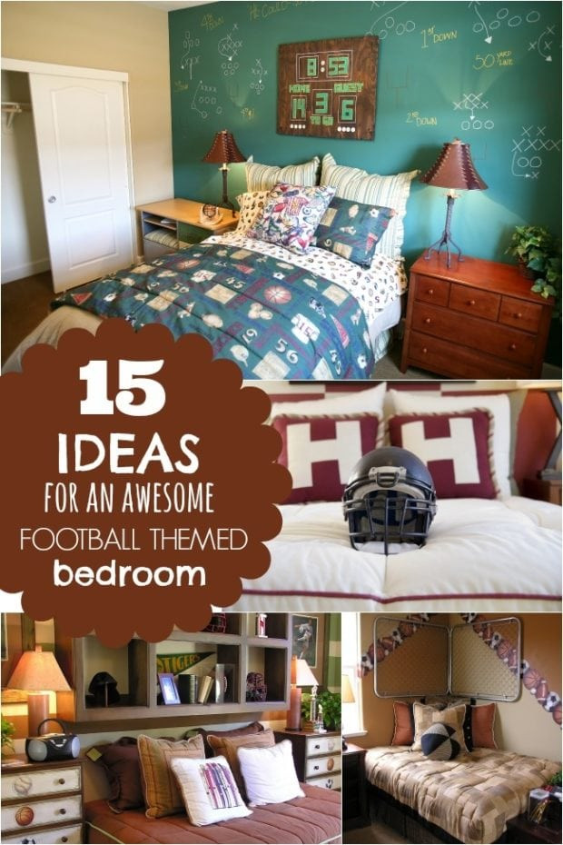 Football Bedroom Decoration
 15 Ideas for a Football Themed Boys Bedroom Spaceships
