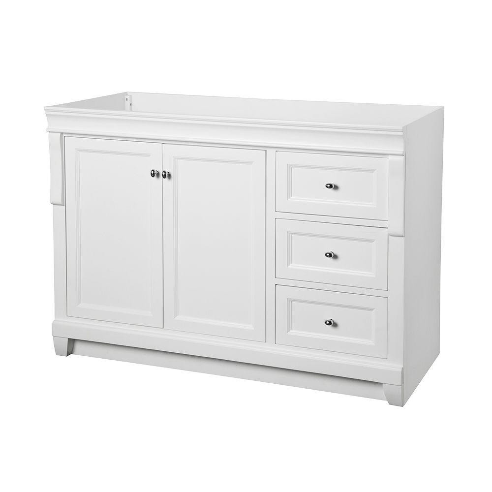 Foremost Bathroom Vanity
 Foremost Naples 48 in W Bath Vanity Cabinet ly in White