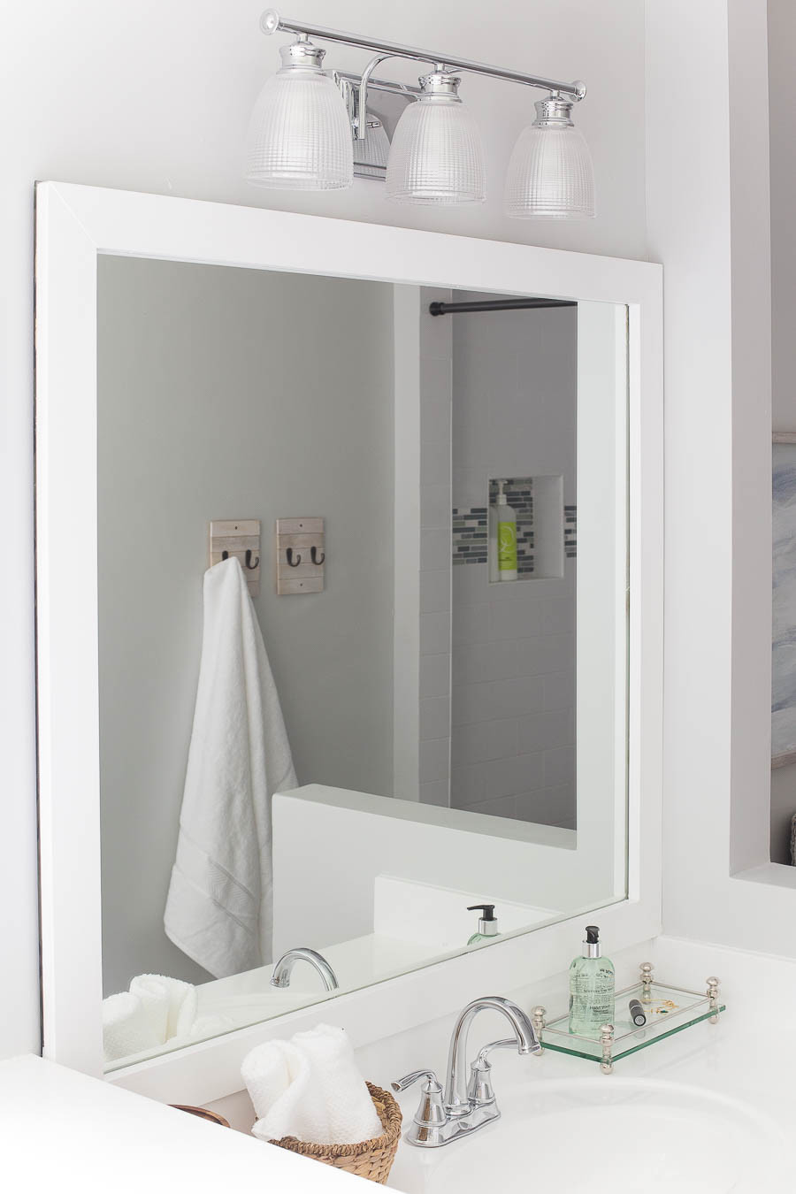 Framed Bathroom Mirror Ideas
 How to Frame a Bathroom Mirror Easy DIY project