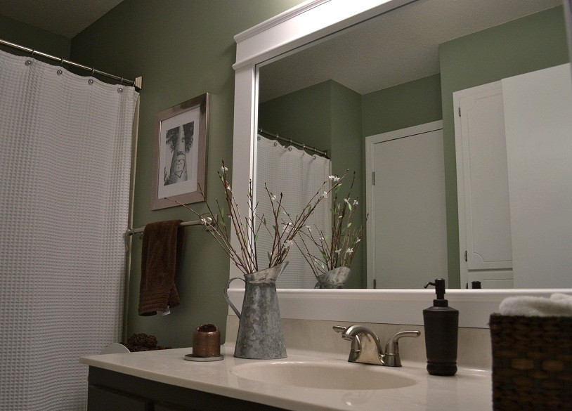Framed Bathroom Mirror Ideas
 Dwelling Cents Bathroom Mirror Frame