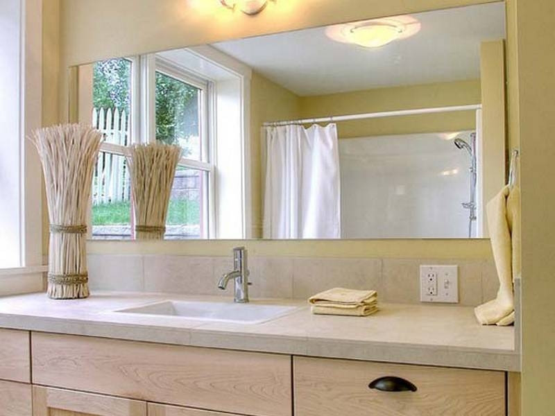Frameless Bathroom Mirrors
 15 Collection of Frameless Beveled Bathroom Mirrors