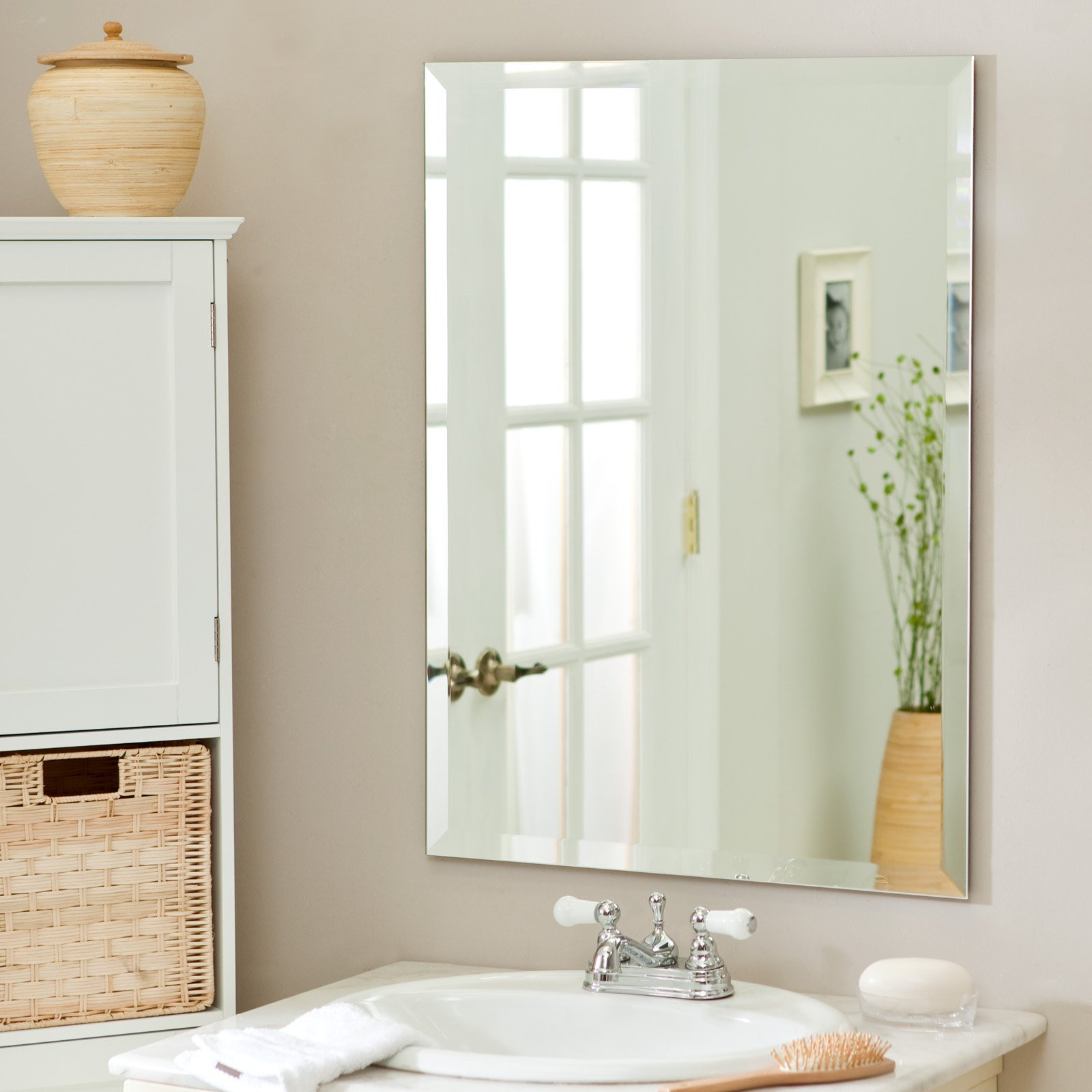 Frameless Bathroom Mirrors
 Mirrors for Bathrooms Decorating Ideas MidCityEast