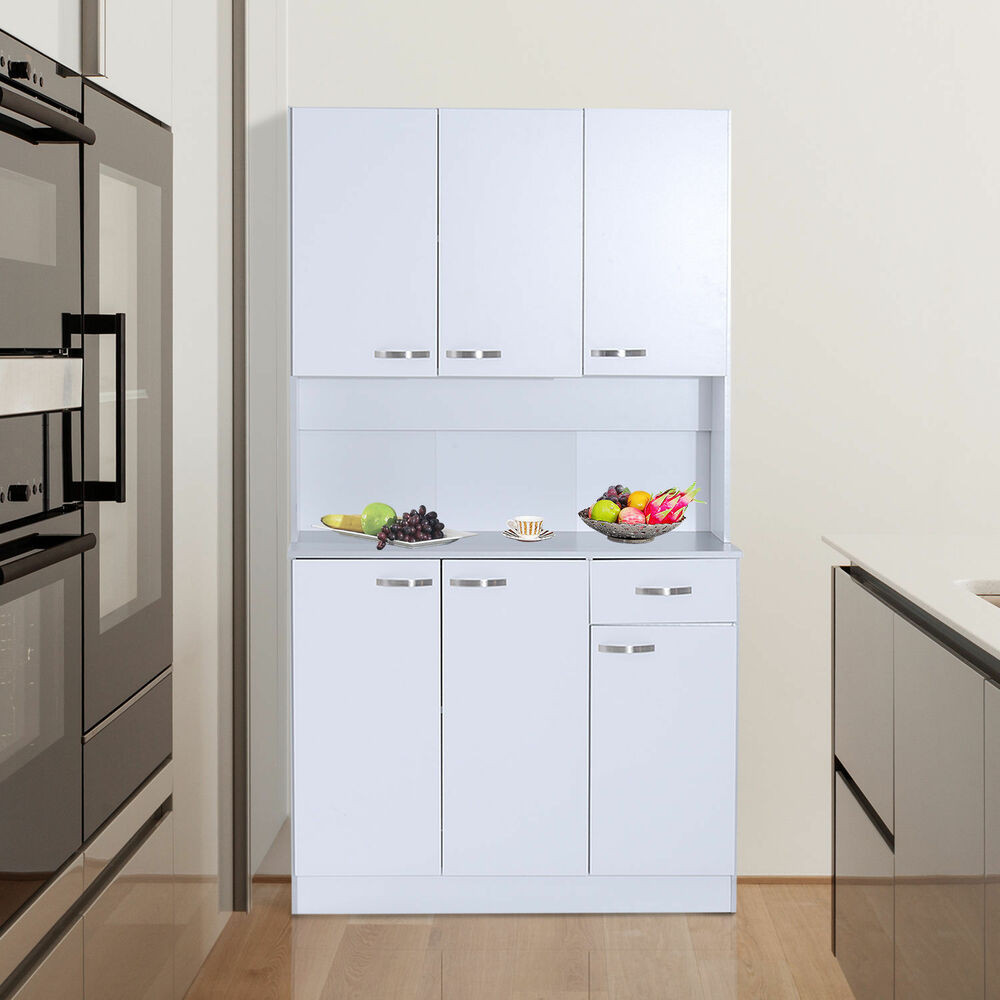 Freestanding Kitchen Cabinets
 Free Standing Kitchen Furniture Tall Cabinet Unit Modern
