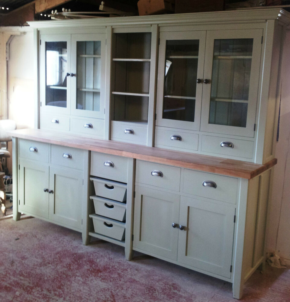 Freestanding Kitchen Cabinets
 Painted Free standing Kitchen Basket Dresser Unit