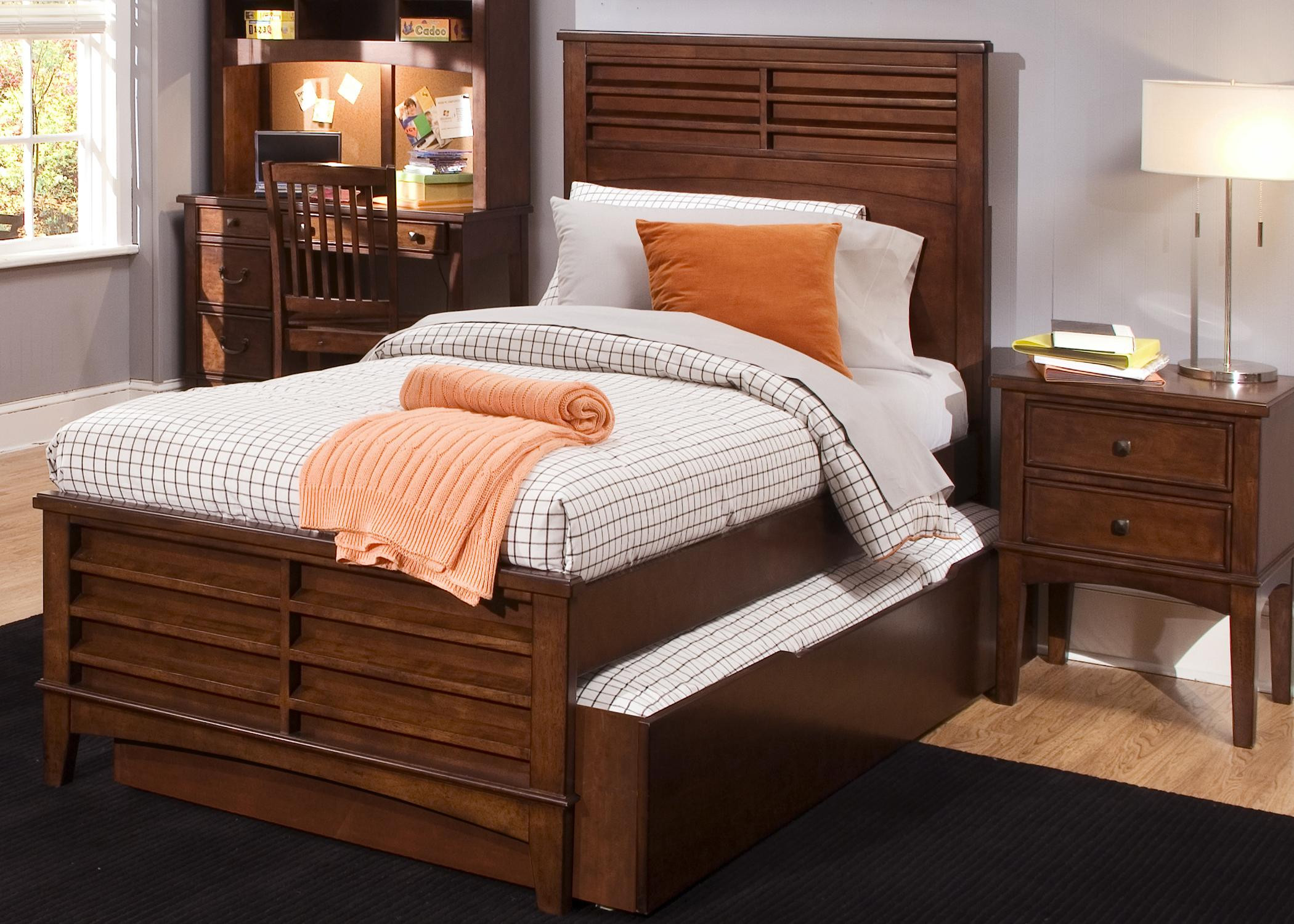 Full Size Storage Bedroom Sets
 Vendor 5349 Chelsea Square Youth Full Size Panel Bed with