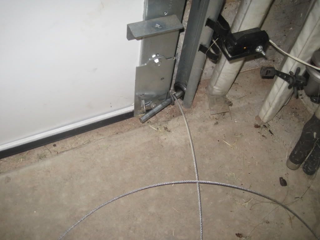 Garage Door Cable Came Off
 Garage cable came off and now my garage door is DIY