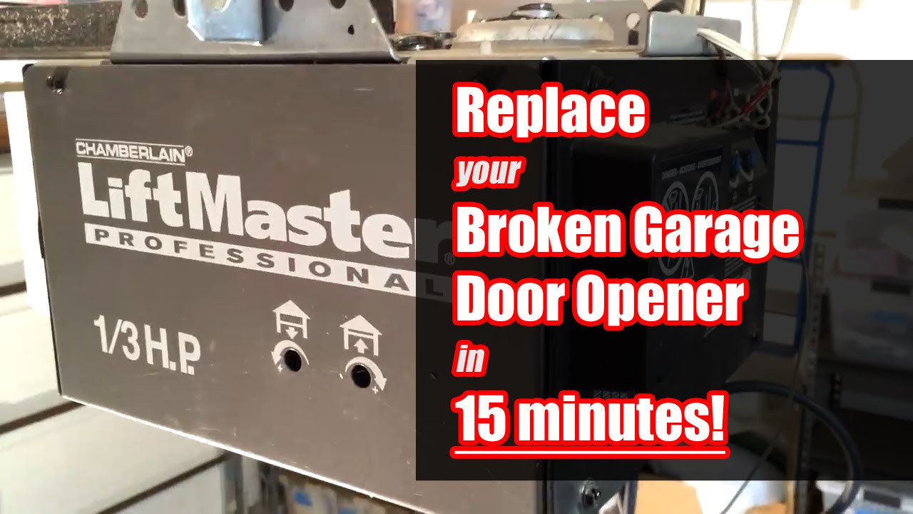 Garage Door Keeps Opening
 How to Replace Garage Door Opener in 15 Minutes