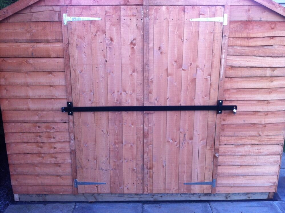 Garage Door Lock Bar Kit
 GARDEN SHED LOCK BAR GARAGE DOOR SECURITY HEAVY DUTY