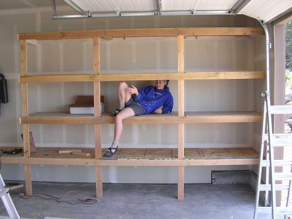 Garage Organization Shelves
 Diy Garage Shelves For Your Inspiration Just Craft & DIY