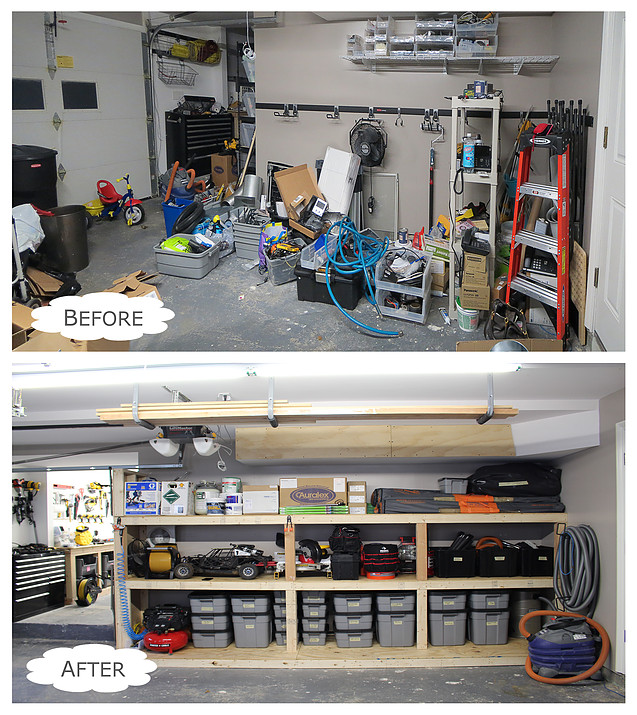 Garage Organizer Services
 Residential Garage Before and After