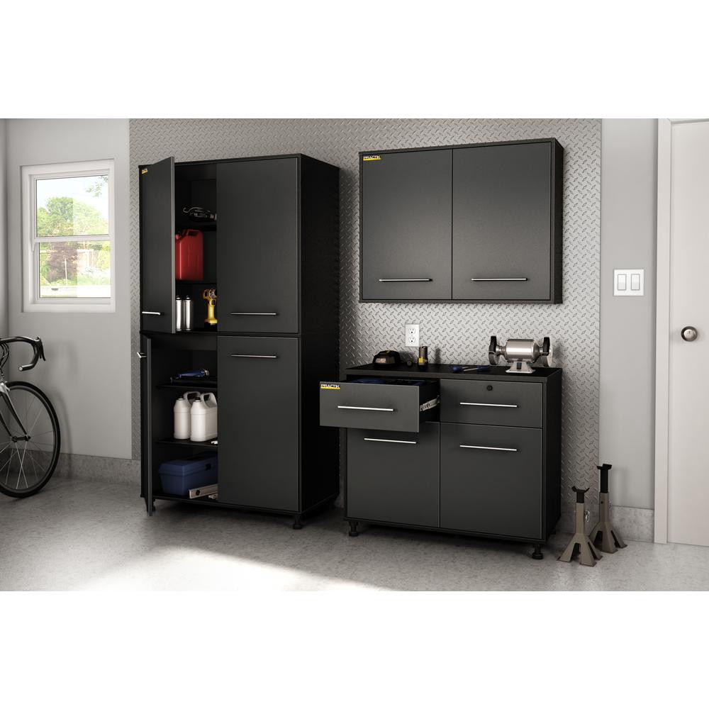 Garage Organizing Cabinets
 South Shore Karbon 73 in H x 39 5 in W x 19 5 in D