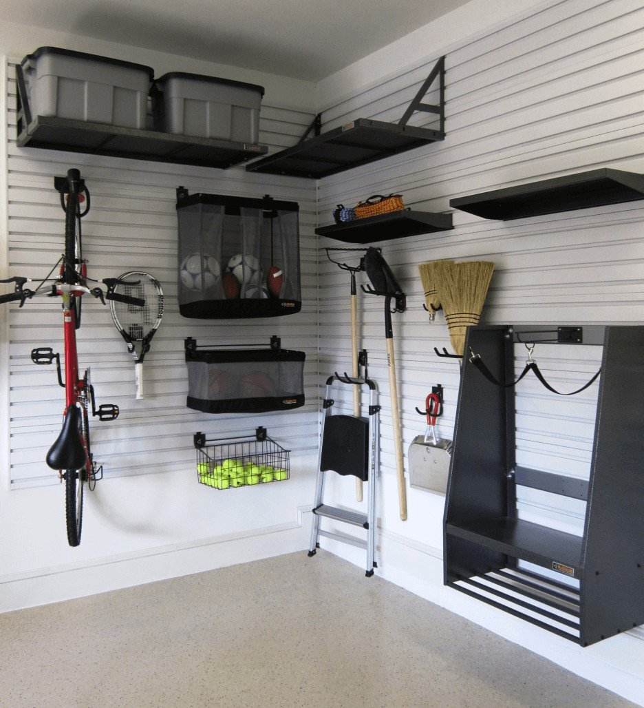 Garage Wall Organizer
 Simple tips how to organize small garage