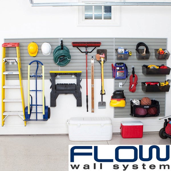 Garage Wall Organizers System
 Flow Wall 48 foot Garage and Hardware Storage System