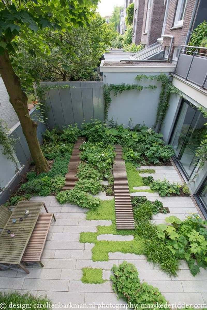 Garden Landscape Design
 A Dynamic Design for a Garden Passageway