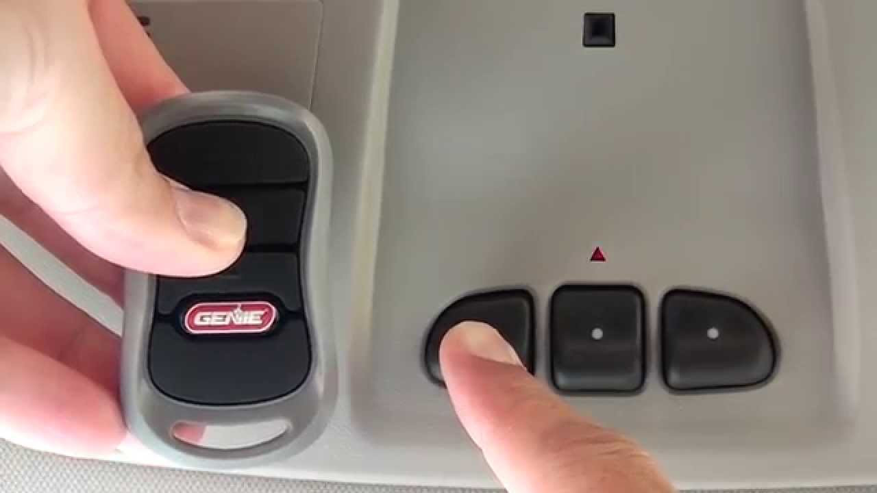 Genie Garage Door Openers Programing
 How To Program A Genie Intellicode Garage Door Opener With