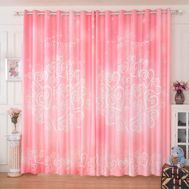 Girls Bedroom Curtains
 Pink Dreamy Princess Curtains for Girls Bedroom