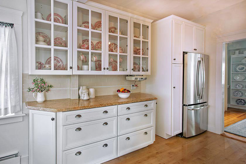 Glass Fronted Kitchen Wall Cabinet
 Glass Kitchen Cabinet Doors