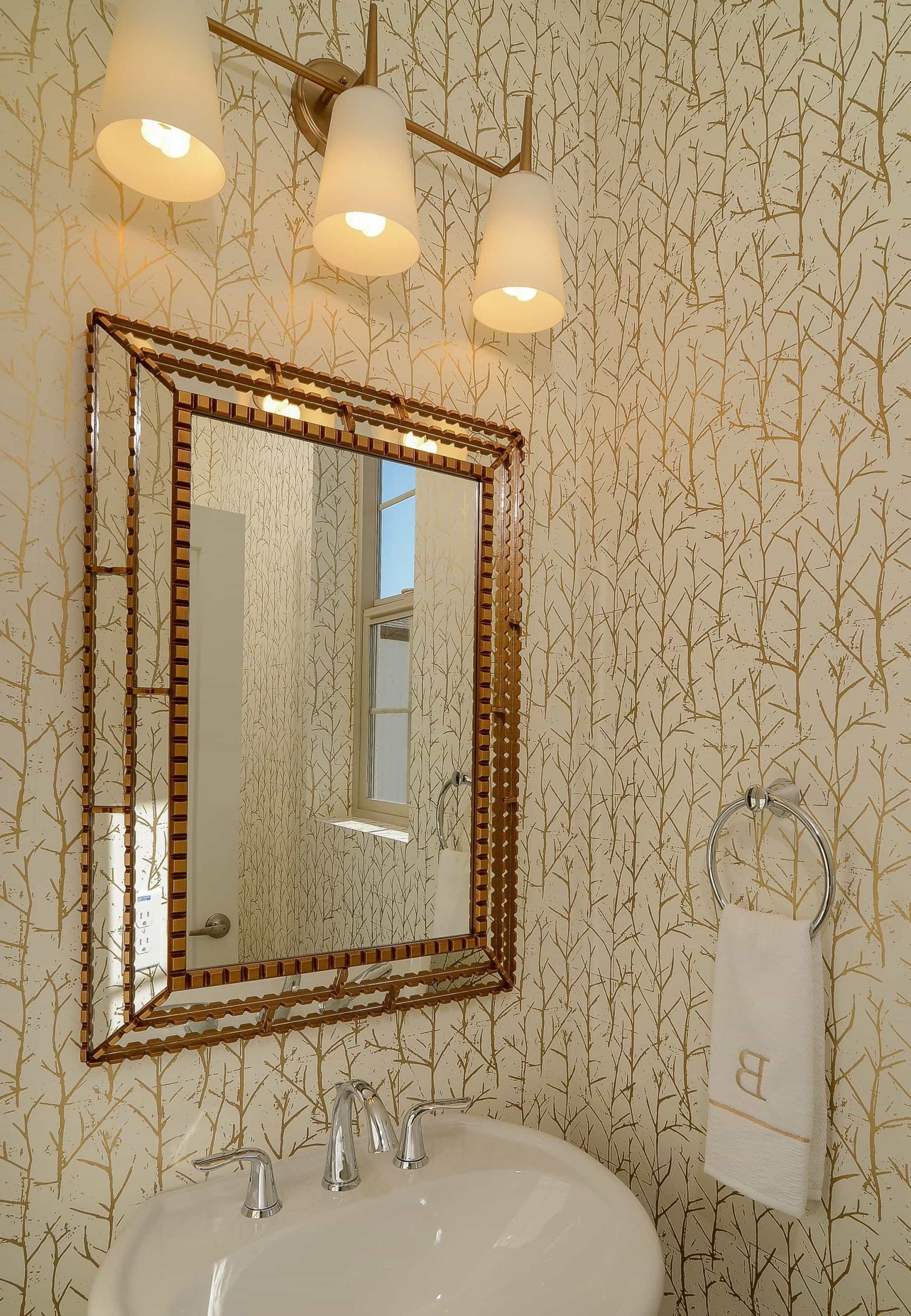 Gold Frame Bathroom Mirror
 The Various Bathroom Mirror With Light Ideas