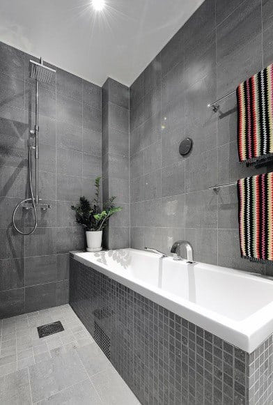 Gray Bathroom Wall Tile
 Top 60 Best Grey Bathroom Tile Ideas Neutral Interior