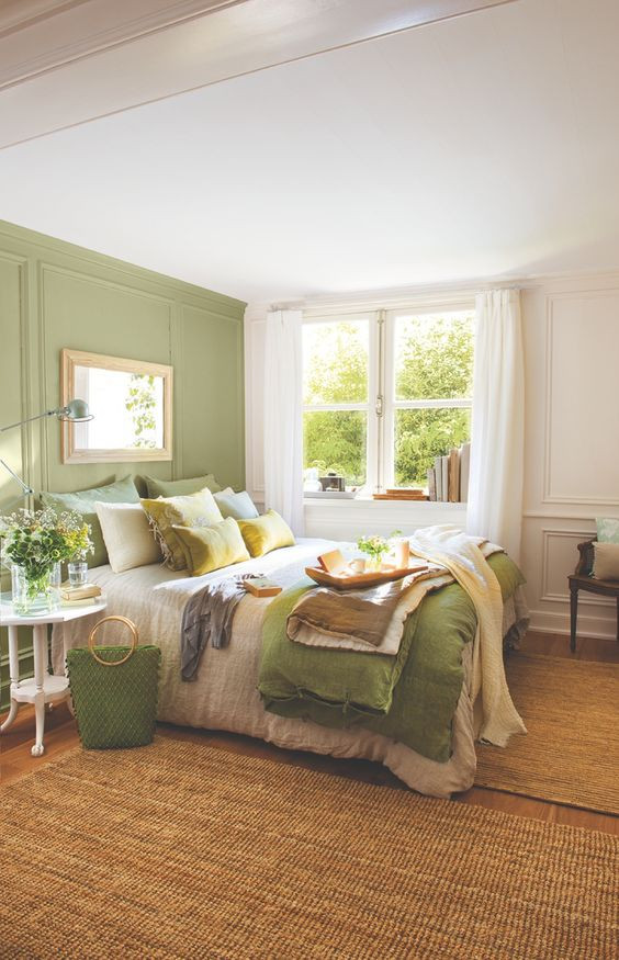 Green Bedroom Walls
 26 Awesome Green Bedroom Ideas Decoholic