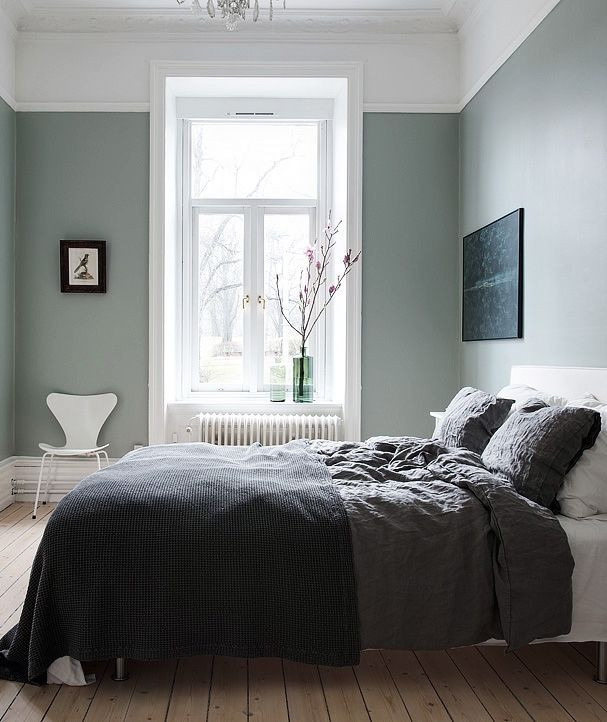 Green Bedroom Walls
 The 25 best Sage green bedroom ideas on Pinterest