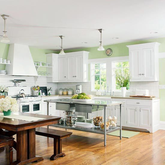 Green Kitchen Walls
 1000 images about Kitchen on Pinterest