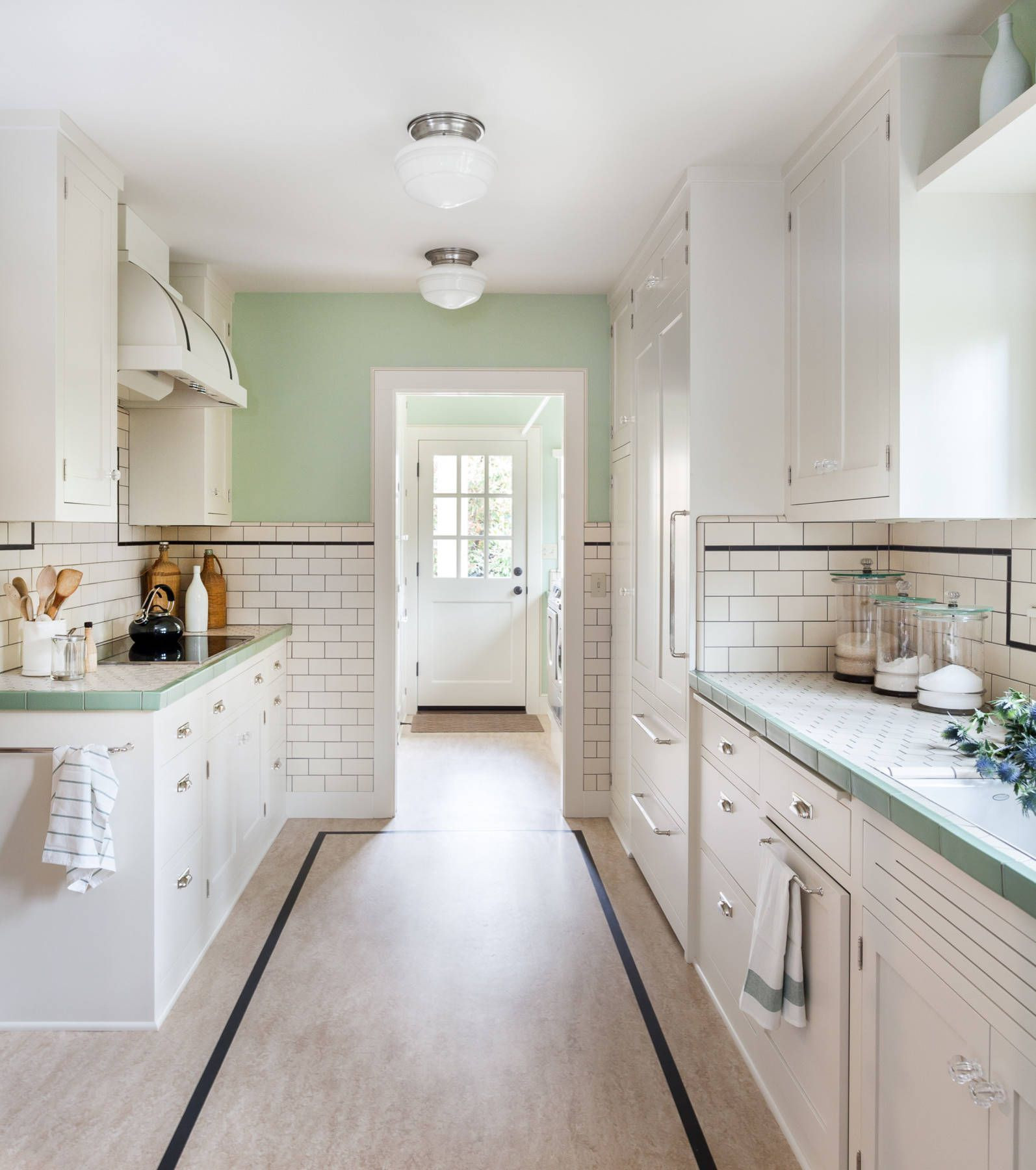 Green Kitchen Walls
 The Case To Paint Your Whole House Mint Green