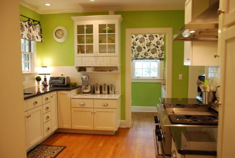 Green Kitchen Walls
 10 Beautiful Kitchens with Green Walls