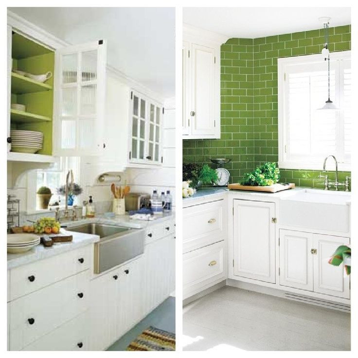 Green Subway Tile Kitchen
 mint green subway tile backsplash Google Search