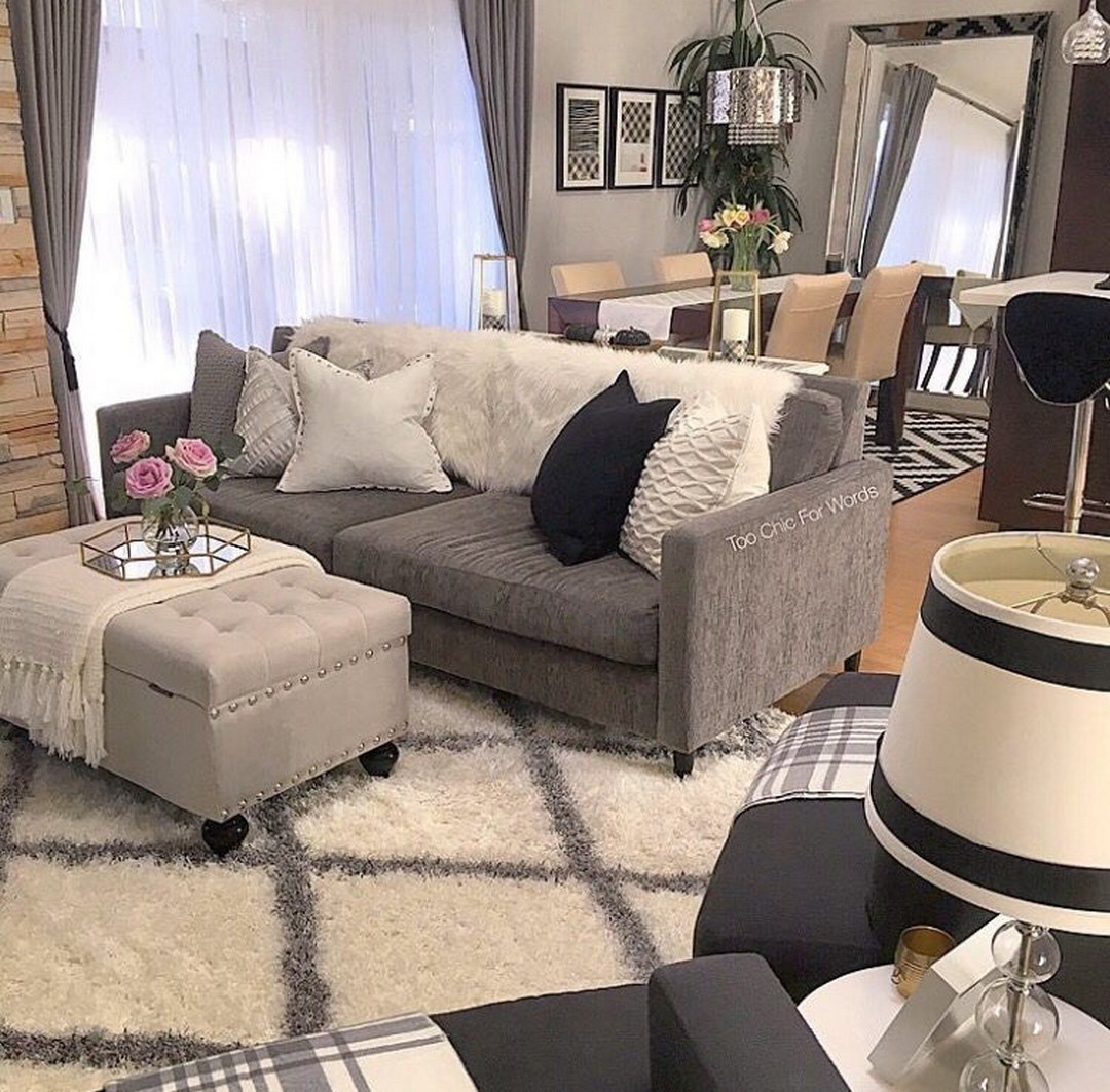 Grey Sofa Living Room Ideas
 99 Beautiful White and Grey Living Room Interior