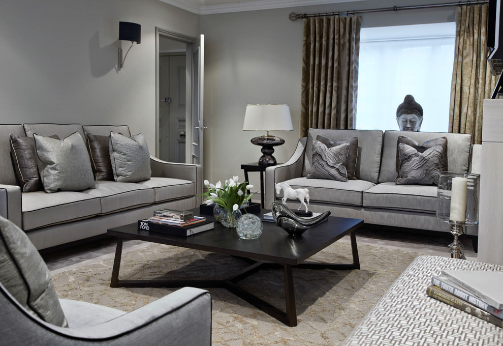 Grey sofa Living Room Ideas Inspirational 24 Gray sofa Living Room Furniture Designs Ideas Plans