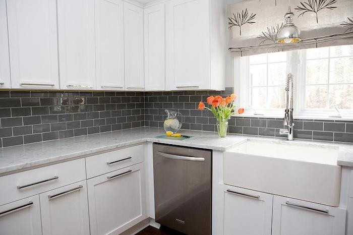 Grey Subway Tile Kitchen
 1001 Ideas for Stylish Subway Tile Kitchen Backsplash