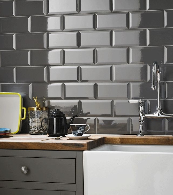Grey Subway Tile Kitchen
 1001 Ideas for Stylish Subway Tile Kitchen Backsplash