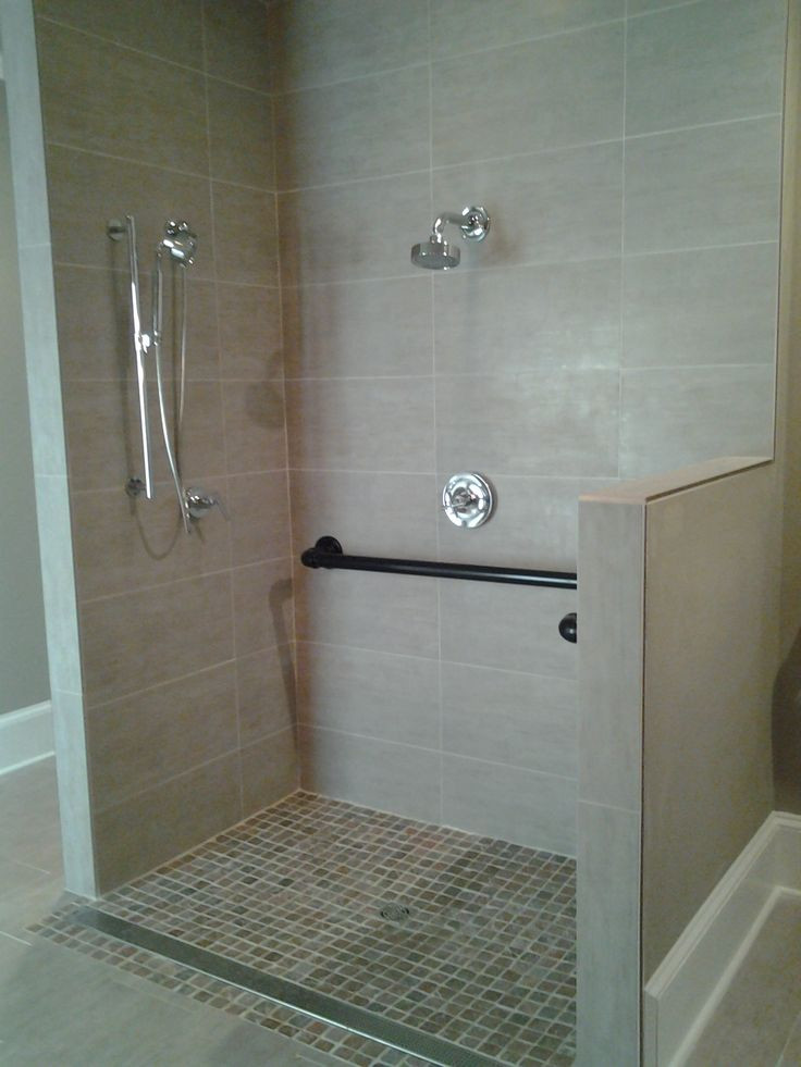 Handicapped Bathroom Showers
 Best 25 Wheelchair accessible shower ideas on Pinterest