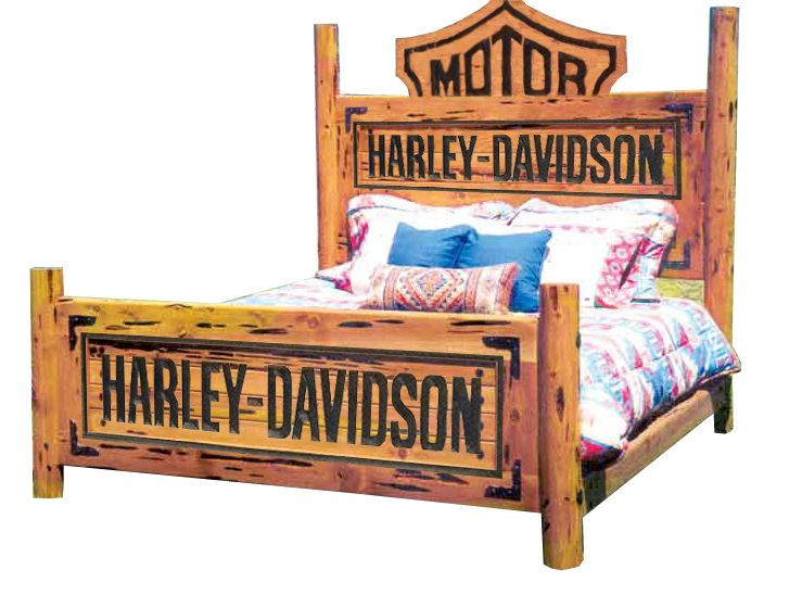 Harley Davidson Bedroom Decor
 Harley Davidson Custom Bed